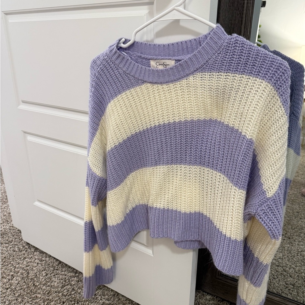 Cropped Stripes sweater